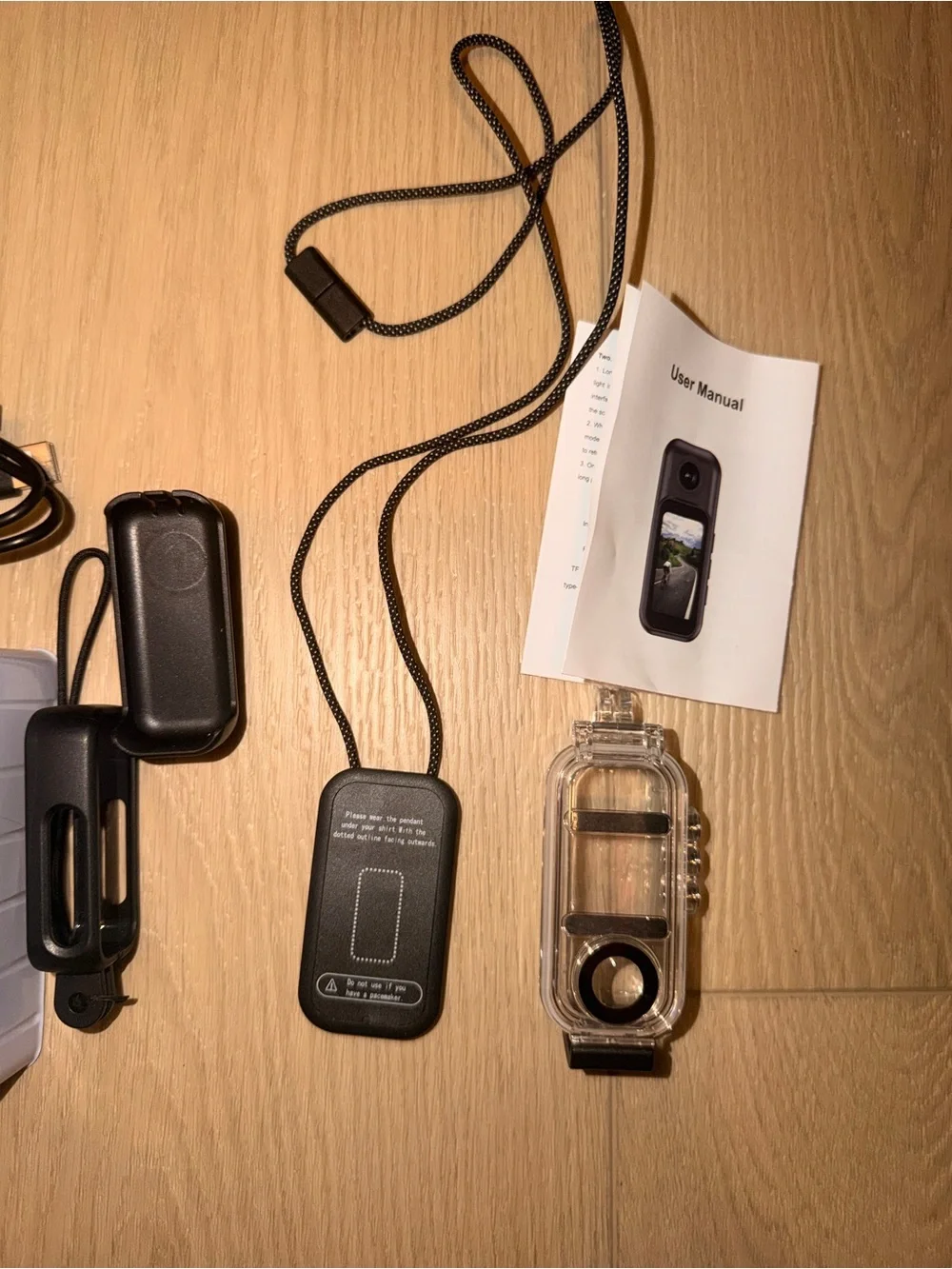 Thumb Action Camera, POV Camera Hands-Free Recording 180 rotating length
